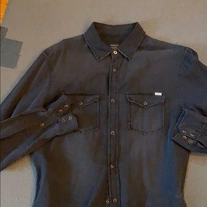 Jack & Jones western snap shirt slimfit L